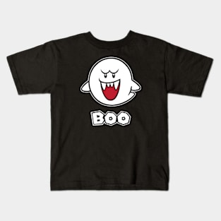 Boo! Spooky Halloween Ghost Kids T-Shirt